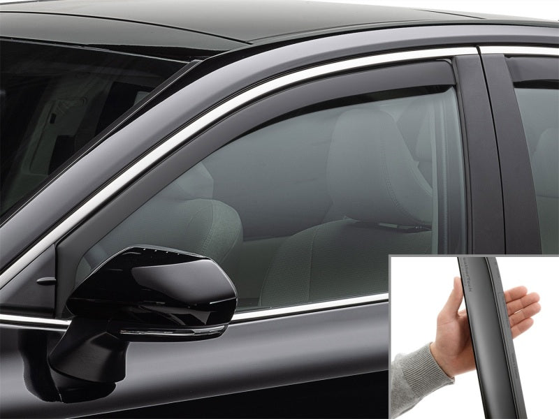 WeatherTech 18-26 Toyota Camry Front Front Side Window Deflectors - Matte Blk