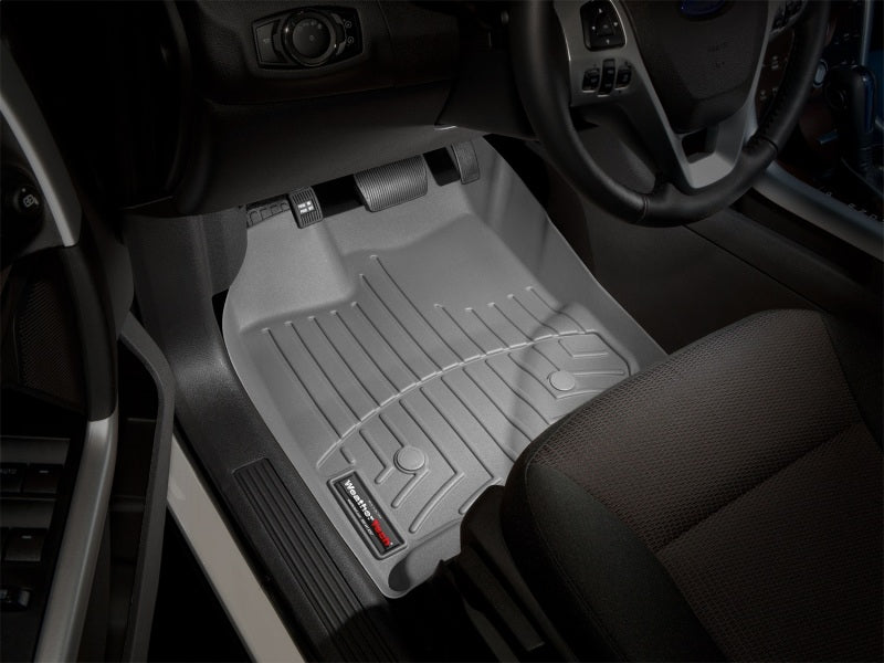 WeatherTech 11-13 Ford Edge Front FloorLiner - Grey