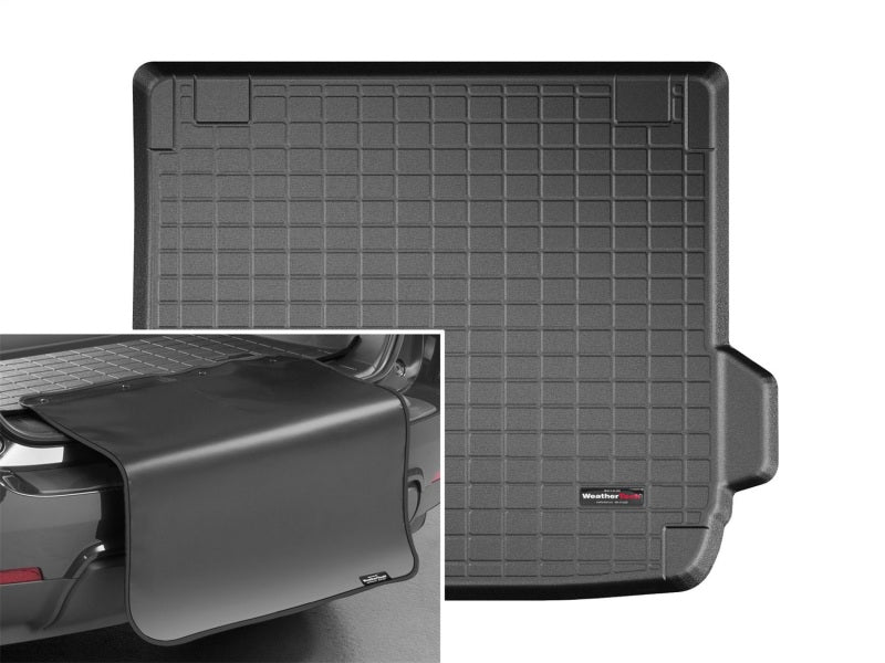 WeatherTech 2018+ BMW X4 Cargo Liner w/Bumper Protector - Black