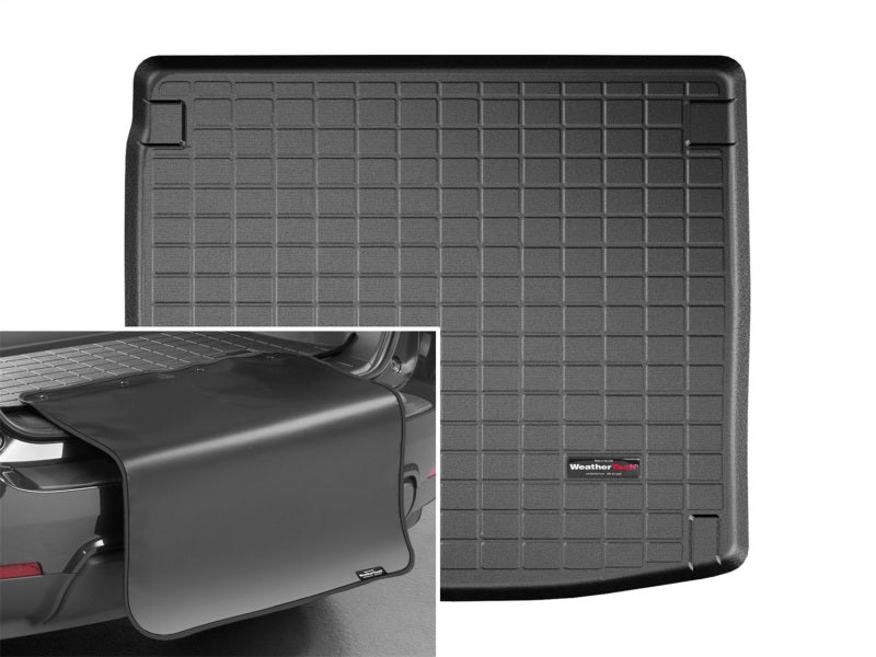 WeatherTech 2018+ Hyundai Ioniq Plug-In Hybrid Cargo Liner w/ Bumper Protector - Black