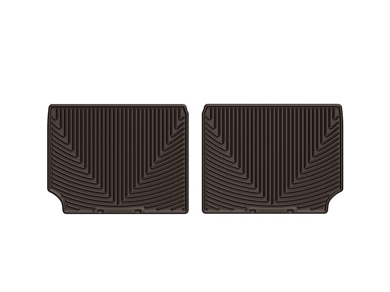 WeatherTech 10-15 Chevrolet Equinox Rear Rubber Mats - Cocoa