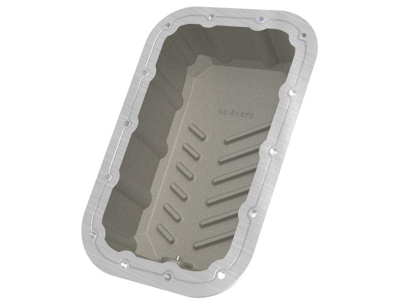 aFe POWER Street Series Engine Oil Pan Raw w/ Machined Fins Jeep Wrangler (JK) 12-18 V6-3.6L