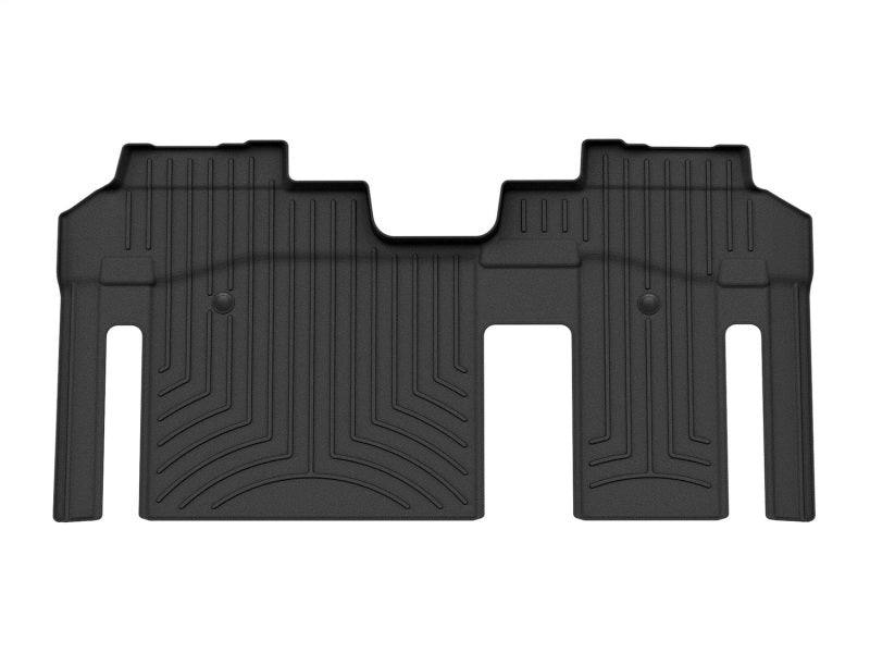 WeatherTech 2021+ Toyota Sienna Rear (2nd Row) FloorLiner HP - Black (8 Passenger)
