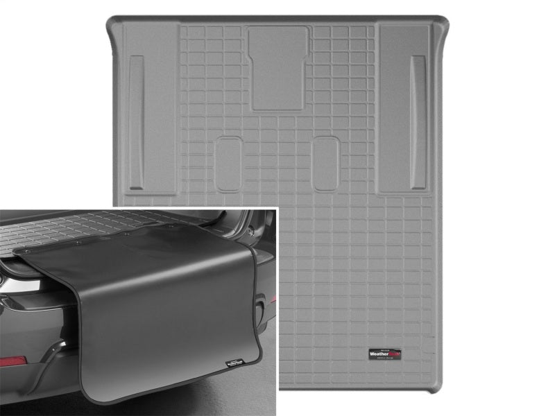 WeatherTech 07-14 Cadillac Escalade ESV Cargo Liner w/ Bumper Protector - Grey