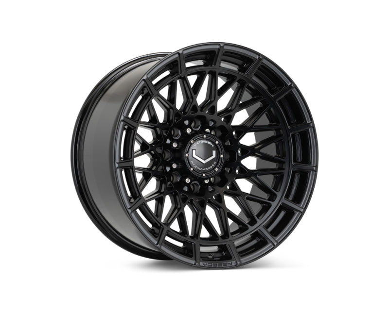 Vossen HFX-3 24x12 - 8x180 - ET44 - Ultra Deep Face - 124.3 - Satin Black Wheel