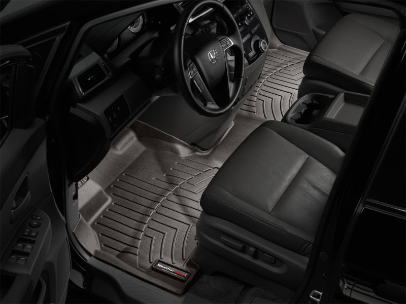 WeatherTech 2011-2016 Honda Odyssey Front FloorLiner - Cocoa