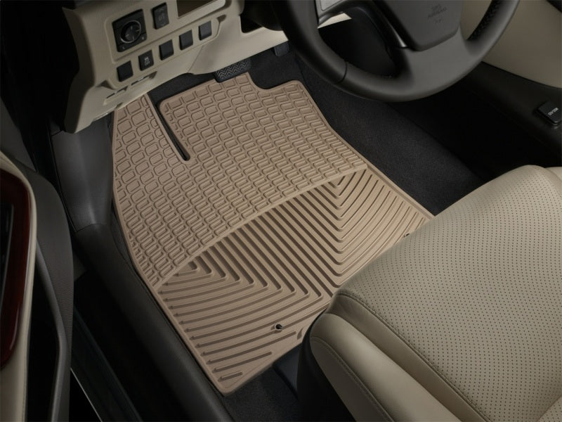 WeatherTech 10+ Lexus HS Front Rubber Mats - Tan