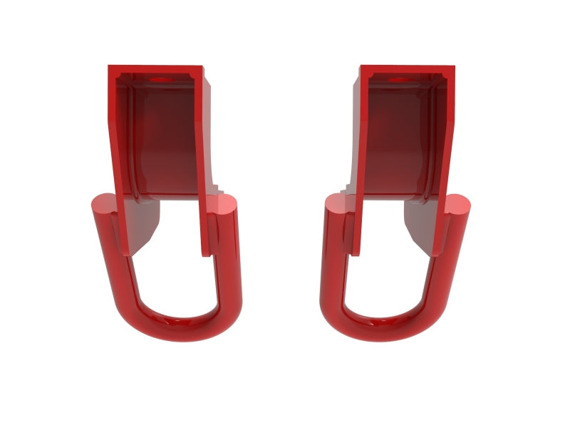 aFe Front Tow Hook Red 2022 Toyota Tundra 3.5L V6
