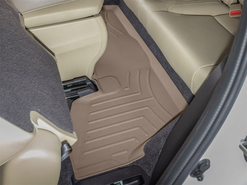 WeatherTech 17-20 Acura MDX 2nd Row Rear FloorLiner HP - Tan