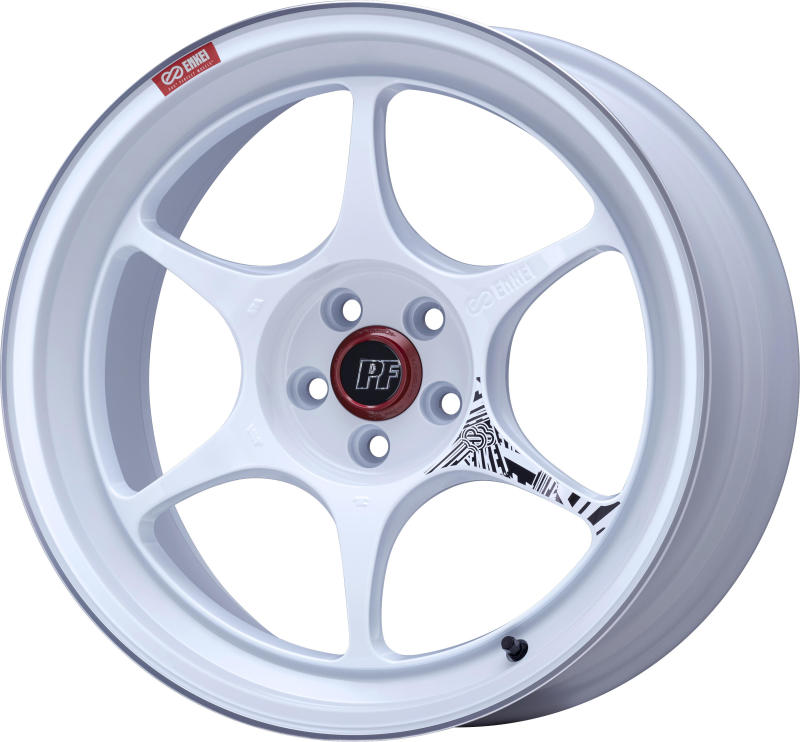 Enkei PF06 18x9.5 5x100 40mm Offset 75mm Bore White Machined *MOQ 40