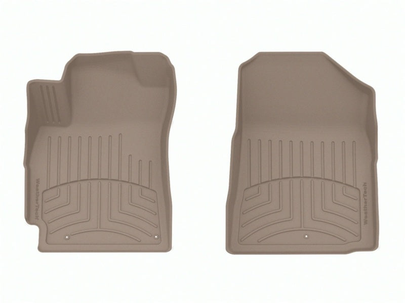 WeatherTech 17-20 Hyundai Elantra AD Sedan Front FloorLiner HP - Tan