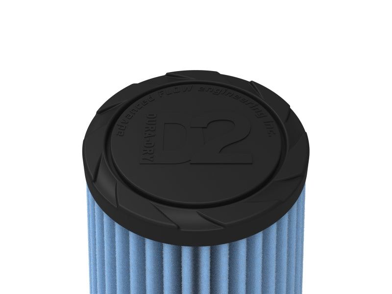 aFe POWER Universal Clamp-On Air Filter w/ D2 Dura-Dry Media - 3-1/2in F x 5in B x 3-1/2in T x 7in H