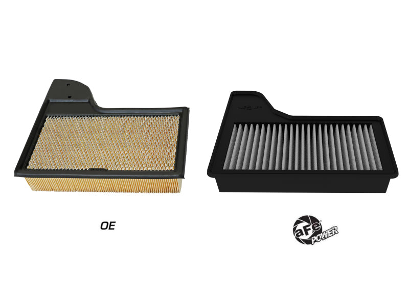 aFe MagnumFLOW OEM Replacement Air Filter PRO Dry S 2015 Ford Mustang L4 / V6 / V8