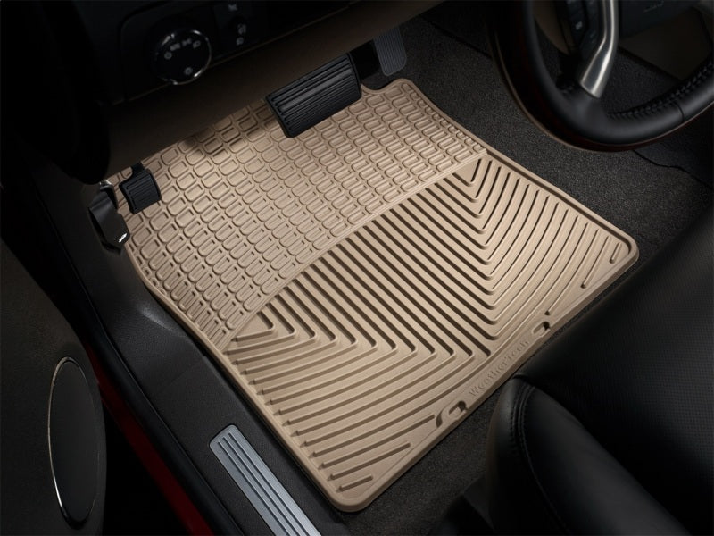 WeatherTech 07+ Chevrolet Avalanche Front Rubber Mats - Tan