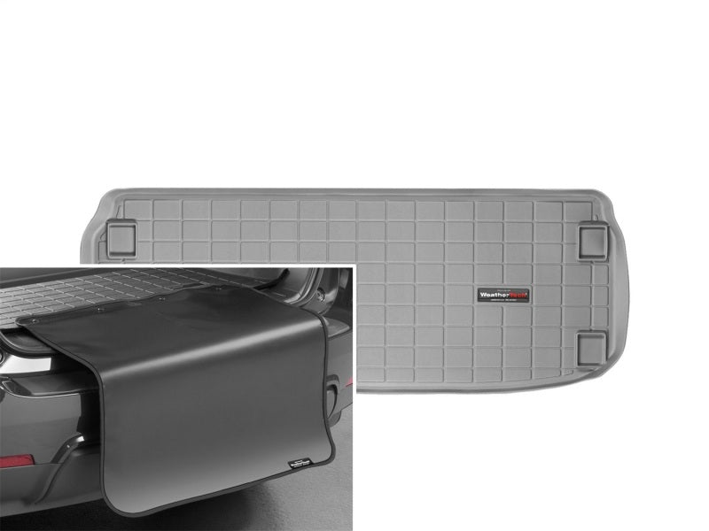 WeatherTech 2013+ Infiniti JX Cargo With Bumper Protector - Grey