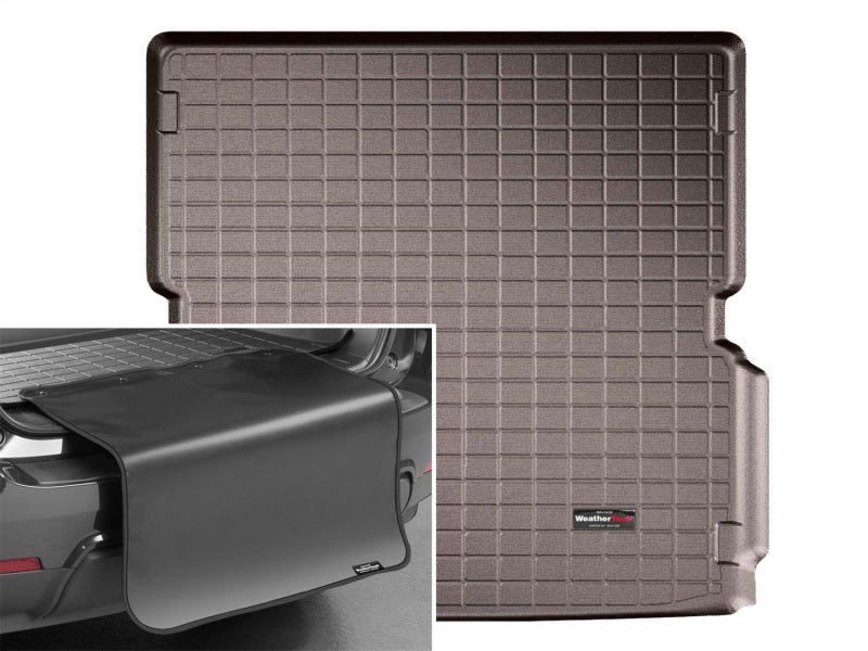 WeatherTech 2014+ Acura MDX Cargo With Bumper Protector - Cocoa