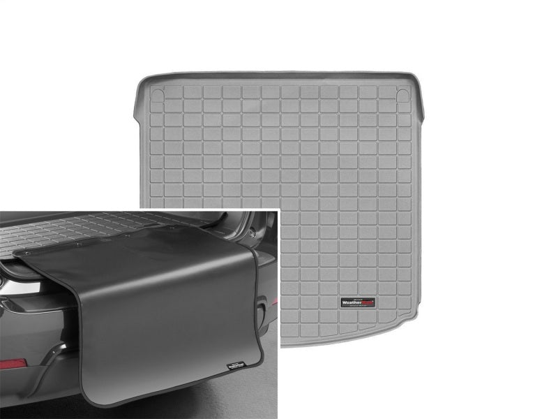 WeatherTech 08-15 Chevrolet Captiva Cargo Liners w/ Bumper Protector - Grey