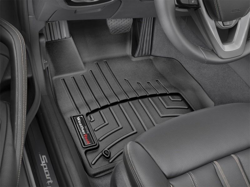 WeatherTech 2017+ BMW 5-Series Front FloorLiner - Black (xDrive Only - Does Not Fit RWD)