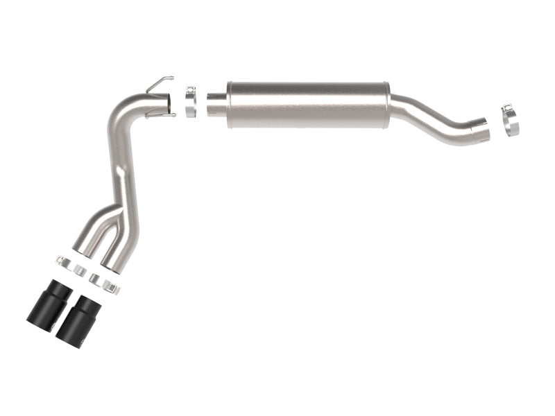 aFe POWER Rebel Series 3.5in SS Cat Back Exhaust w/Black Tips 19-21 RAM V8-6.4L Hemi
