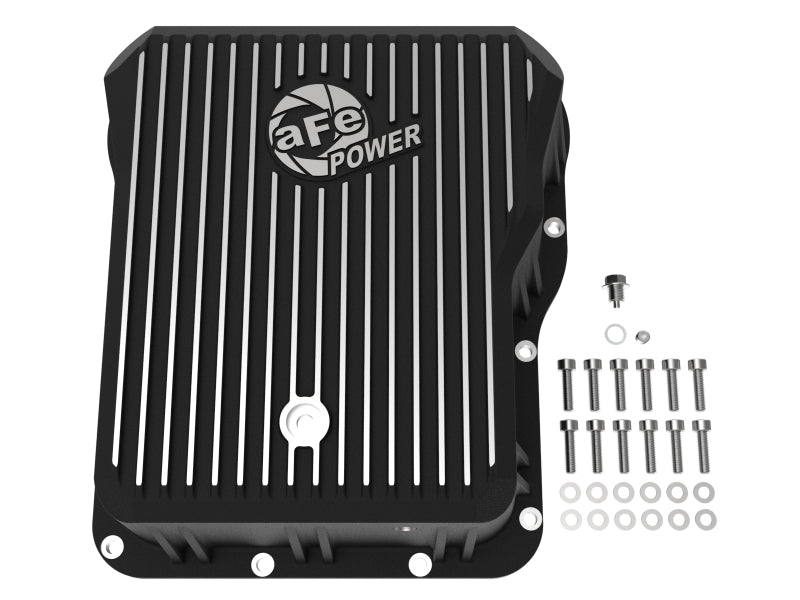 aFe Power Cover Trans Pan Machined Trans Pan GM Diesel Trucks 01-12 V8-6.6L Machined