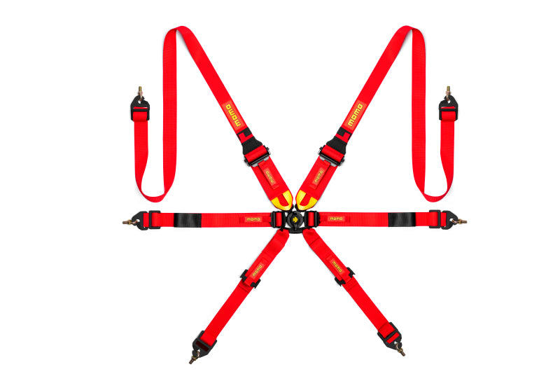 Momo Int. Camlock 6pt Clip In Restraint-Red