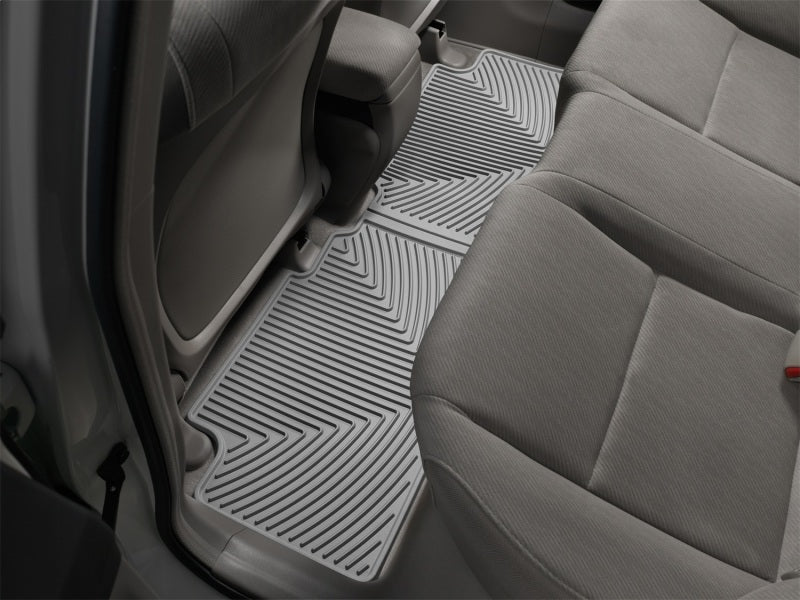 WeatherTech 06-11 Honda Civic Sedan Rear Rubber Mats - Grey