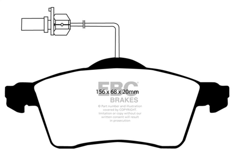 EBC 2000 Volkswagen Eurovan 2.8L Ultimax Front Brake Pads