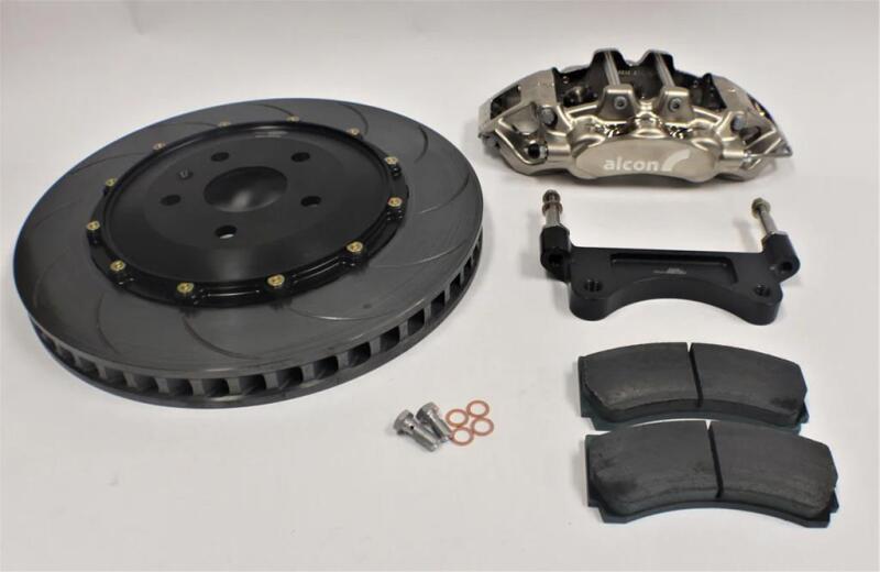 Alcon Chevrolet Corvette C8 (Aftermarket Wheels) 6 Piston 380x36mm Front Street Kit - Nickle Plated