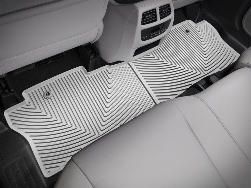 WeatherTech 2016+ Honda Pilot Rear Rubber Mats - Grey