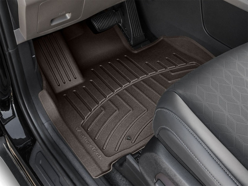 WeatherTech 22-24 Kia Carnival (7 & 8 Passenger) Front FloorLiner HP - Cocoa