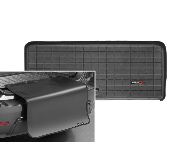 WeatherTech 07-16 GMC Acadia Cargo Liner w/ Bumper Protector - Black