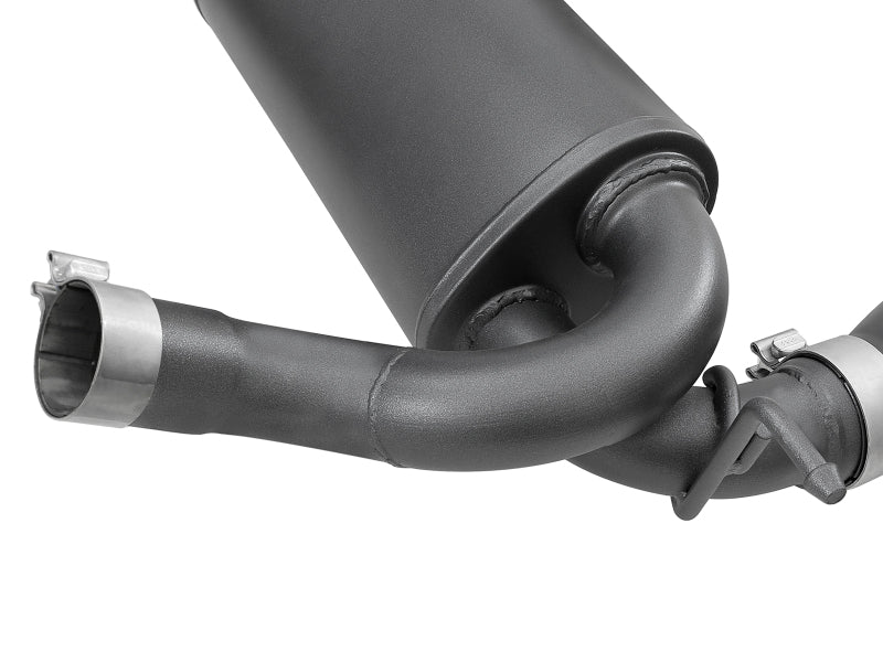 aFe Rebel Series 2.5in 409 SS Axle-Back Exhaust w/ Black Tips 2007+ Jeep Wrangler (JK) V6 3.6L/3.8L