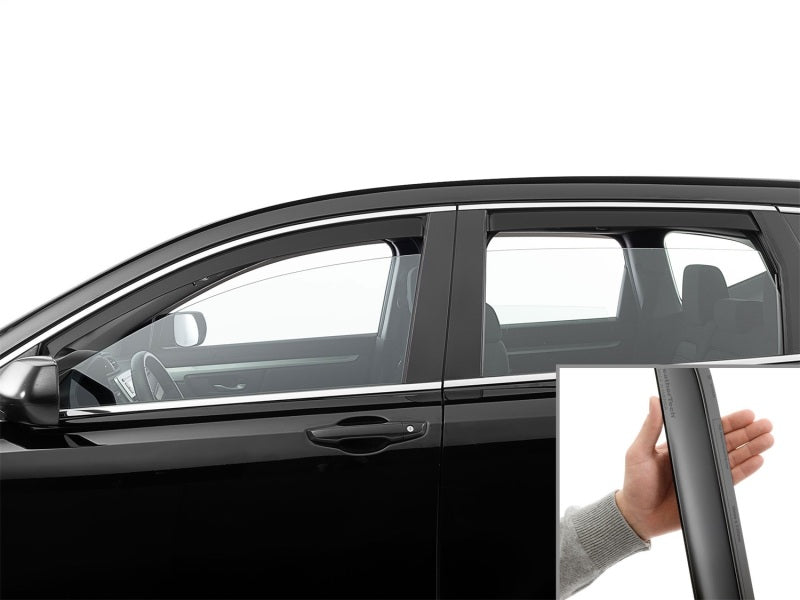 WeatherTech 17-22 Honda CR-V Front & Rear Side Window Deflectors - Matte Black