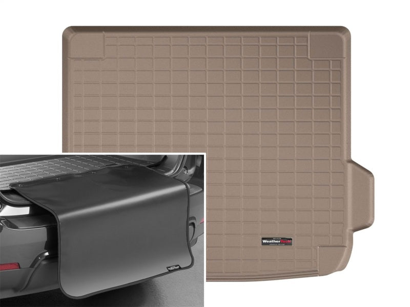 WeatherTech 2020+ BMW X4 30i Cargo With Bumper Protector - Tan