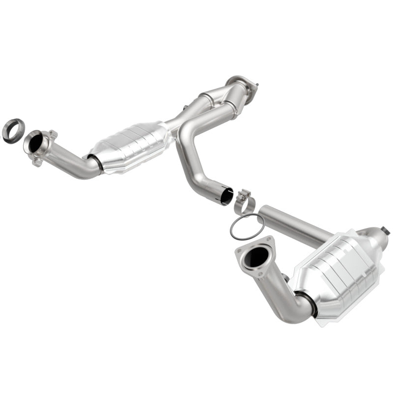 MagnaFlow DF Cat. Conv 02-06 Cadillac Truck. 8 5.3L Dual Conv. Y-Pipe Assy 2wd/Chevy Truck 99-07