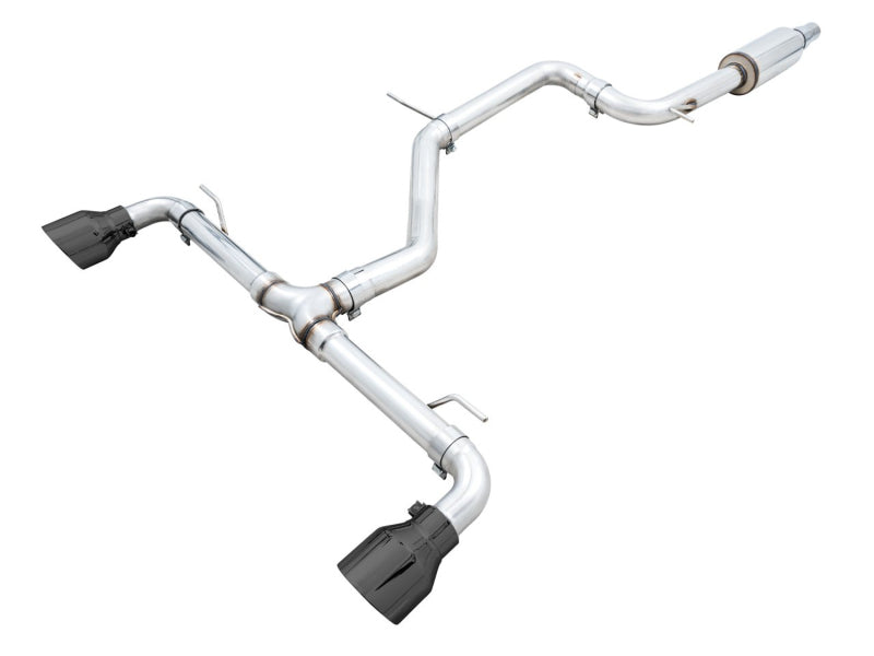 AWE Tuning 2022 VW GTI MK8 Track Edition Exhaust - Diamond Black Tips