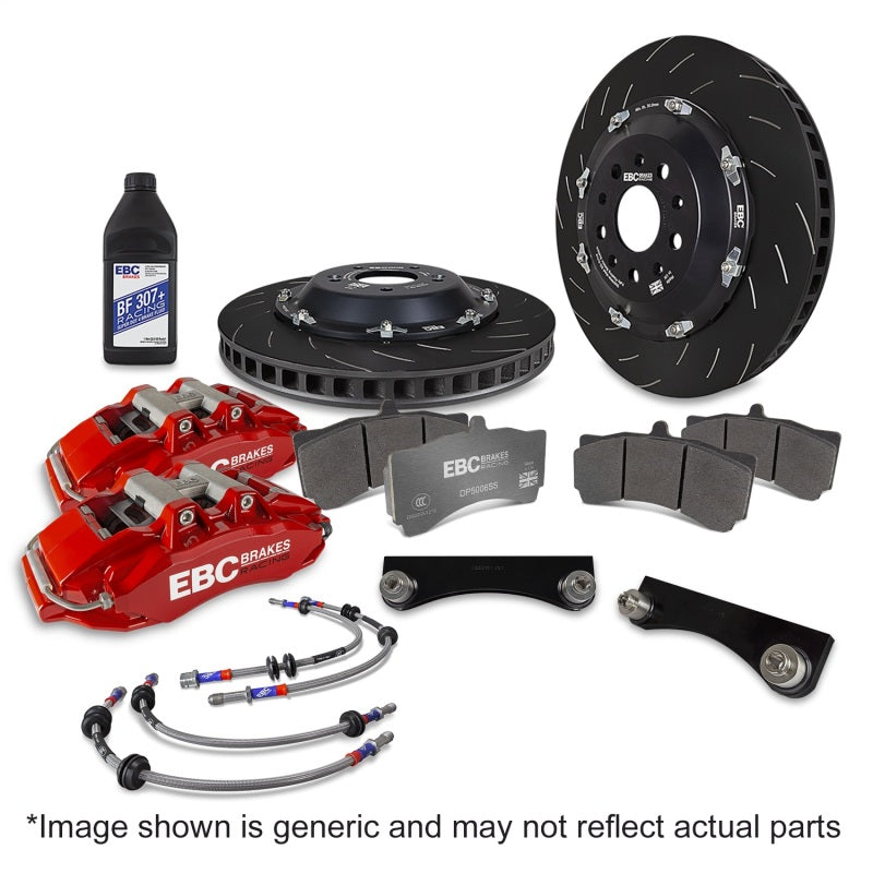 EBC Racing 2023+ Nissan 400Z Red Apollo-6 Calipers 380mm Rotors Front Big Brake Kit