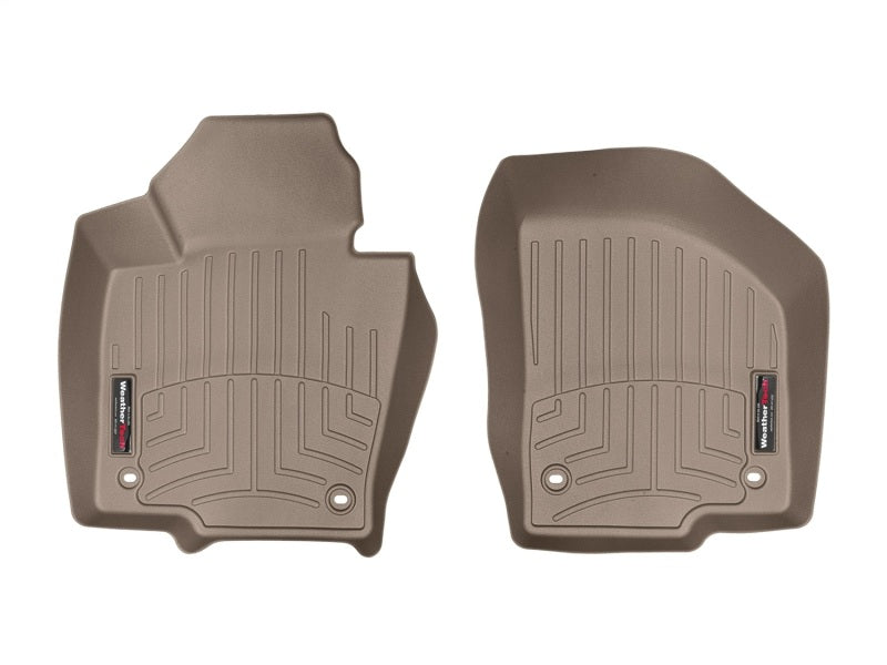 WeatherTech 2007 Volkswagen Passat Front FloorLiner - Tan (Oval Twist Retention; Auto Trans Only)