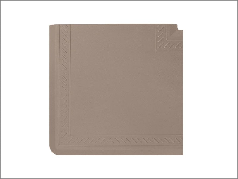 WeatherTech Comfort Mat Connect Corner Mat 25 x 25in. Bordered - Tan