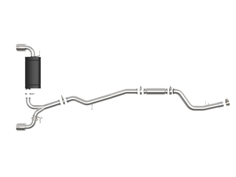 aFe POWER Takeda 2020 Toyota Supra L6-3.0L (t) 3in-2.5in 304 SS CB Exhaust Polished Tips