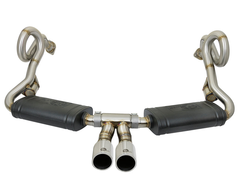 aFe MACHForce-Xp 2in 304 SS Cat-Back Exhaust w/Polished Tips 13-16 Porsche Boxster/Cayman 2.7L/3.4L