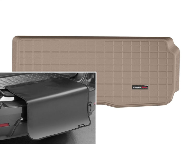 WeatherTech 2020+ Mercedes-Benz GLS-Class Cargo With Bumper Protector - Tan