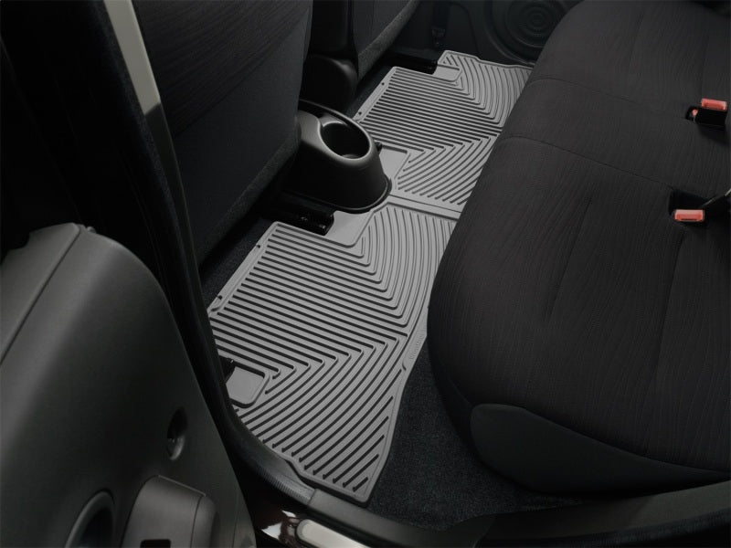 WeatherTech 08+ Nissan Cube Rear Rubber Mats - Grey