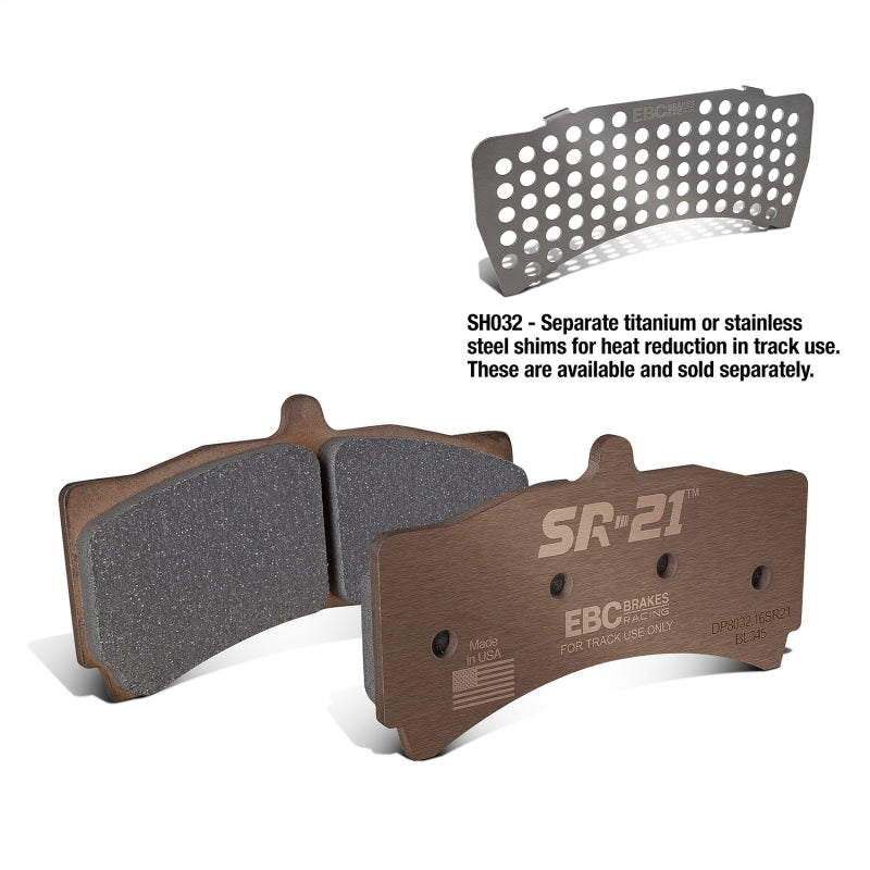 EBC Racing Alcon CAR 11 Caliper SR-21 Sintered Race Brake Pads