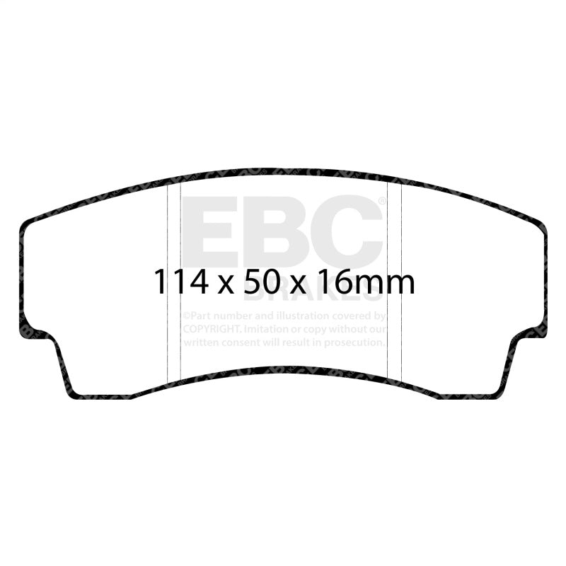 EBC 99-02 Noble M12 2.6 Twin Turbo Redstuff Rear Brake Pads