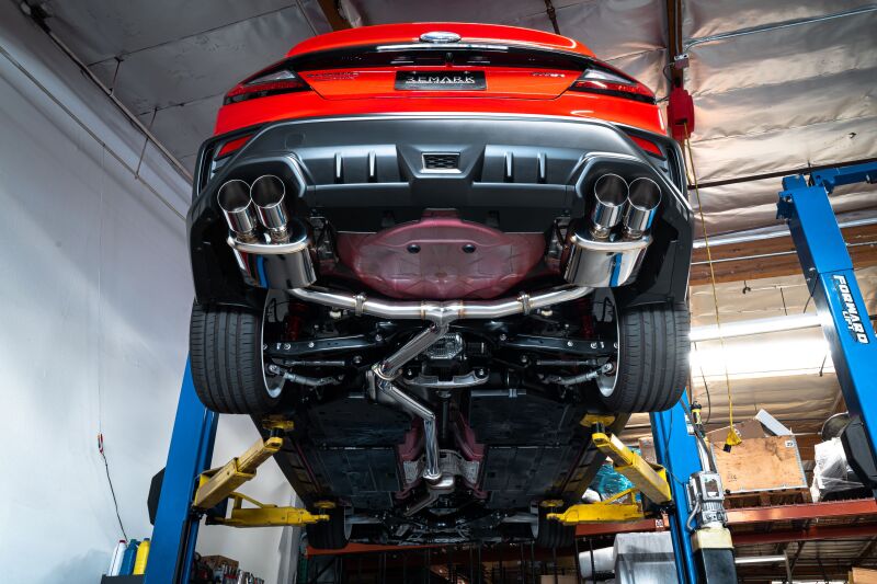 REMARK 22+ Subaru WRX VB Stainless Steel Quad Tip Cat-Back Exhaust - Resonated