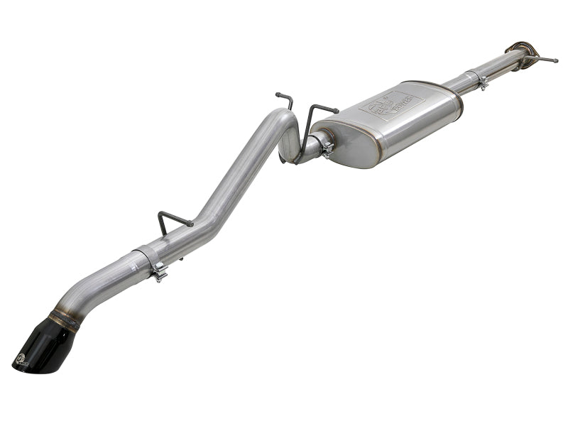 aFe MACH Force-Xp Hi-Tuck 3in. 409 SS C/B Exhaust 15-18 GM Colorado/Canyon L4-2.5L/V6-3.6L - Blk Tip
