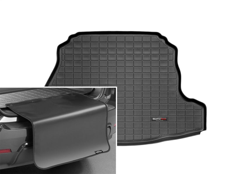 WeatherTech 2011+ Infiniti G25 Cargo With Bumper Protector - Black