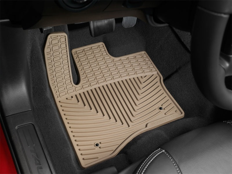WeatherTech 10+ Ford Taurus Front Rubber Mats - Tan
