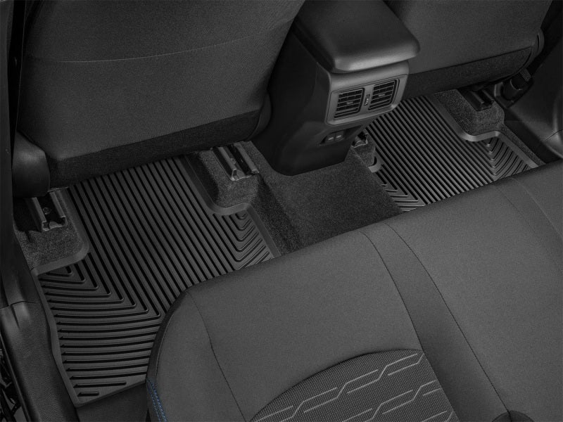 WeatherTech 19-22 Toyota RAV4 / 21-22 Toyota Venza Rear Rubber Floor Mats - Black